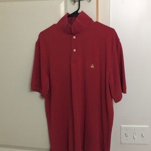 Red brooks brothers polo